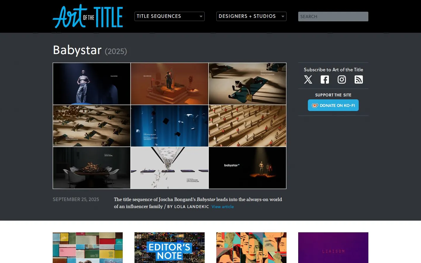 Art of the Title screenshot