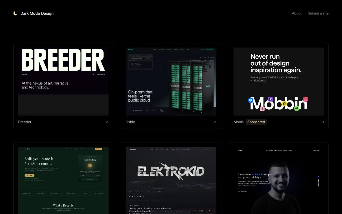Dark Mode Design screenshot