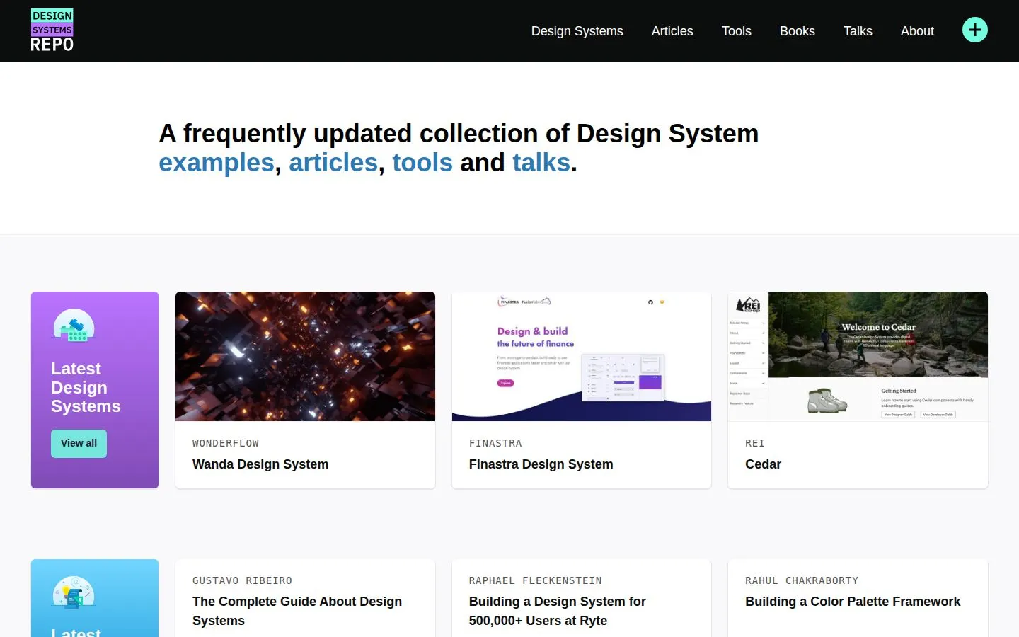 Design Systems Repo screenshot
