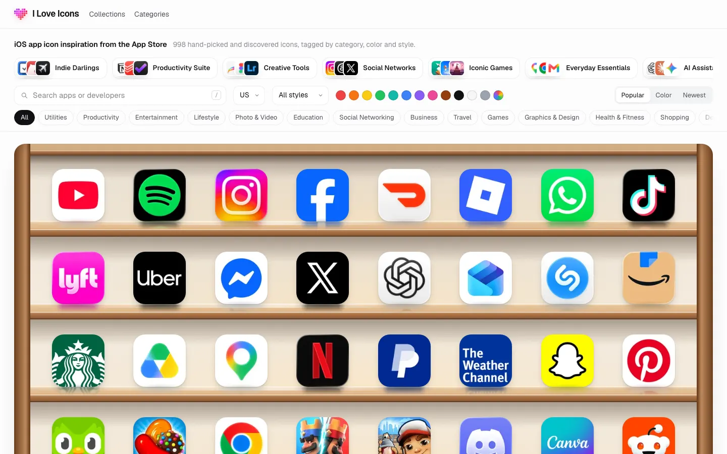 I Love Icons screenshot