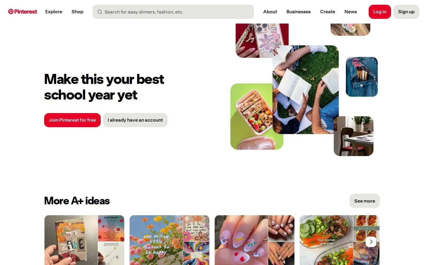 Pinterest screenshot