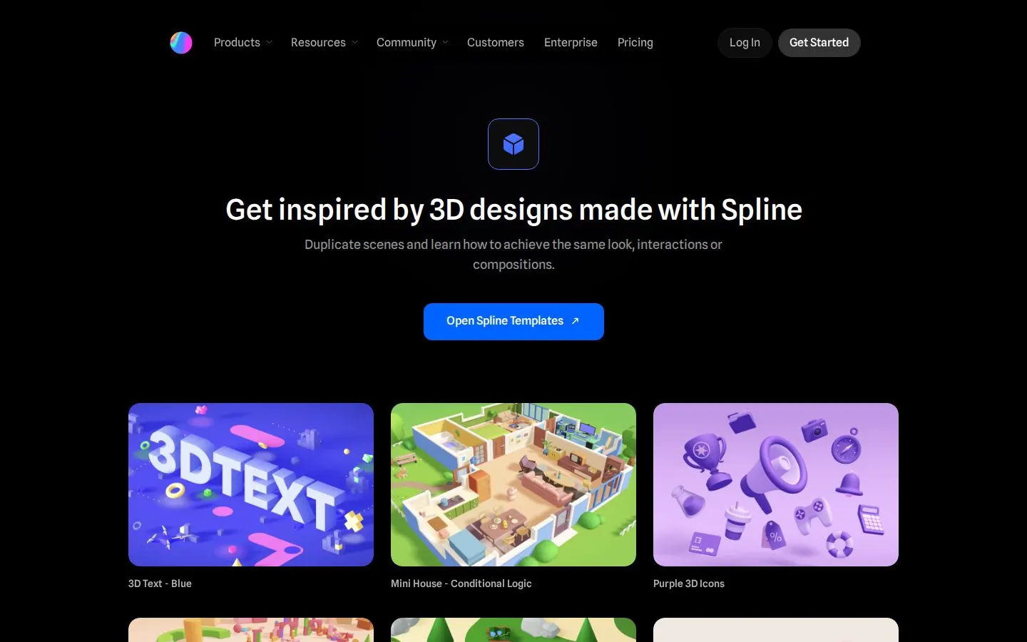 Spline Examples screenshot