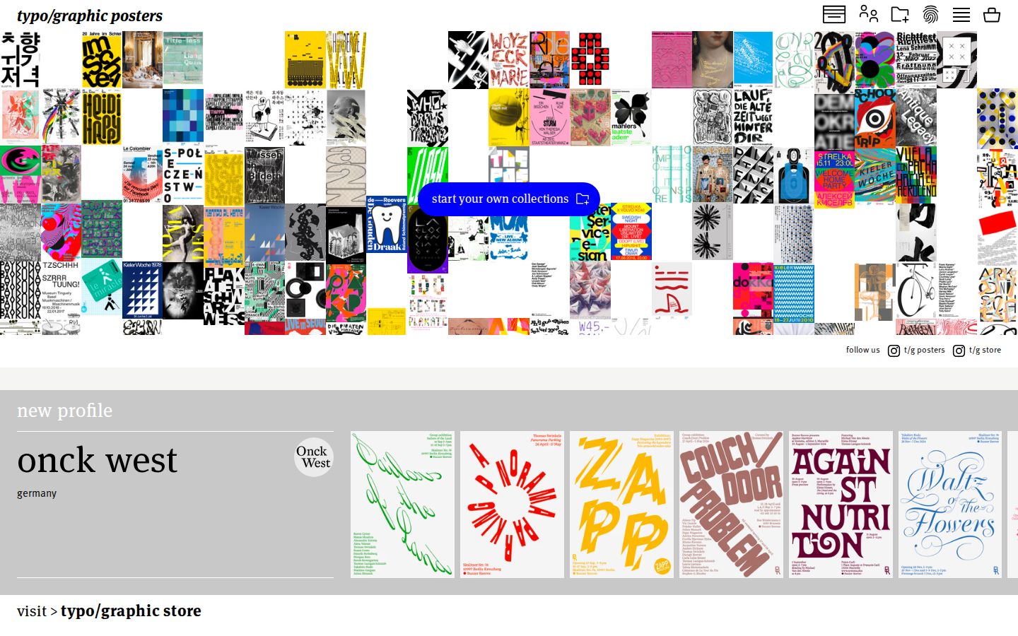 typo/graphic posters screenshot